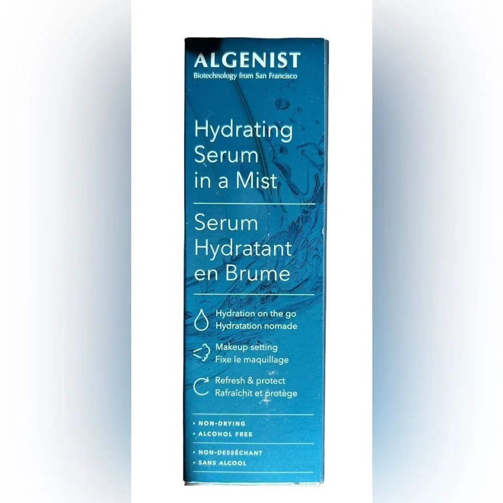 2 Bottles Algenist Splash Hydrating Setting Mist 4 oz Full Size